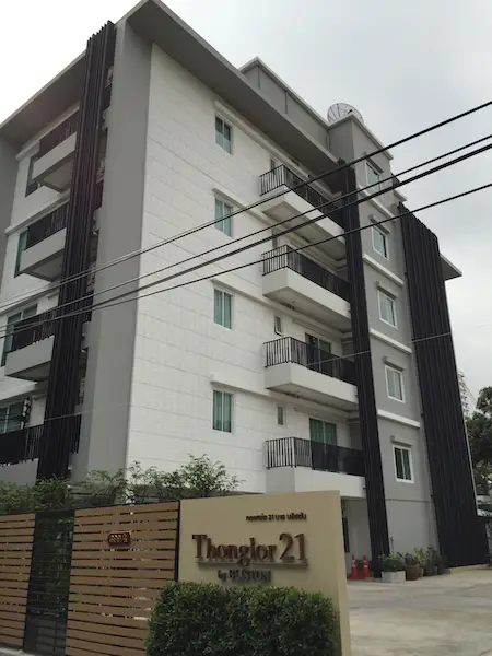 2LDKのサービスアパートをお求めの方に人気 Thonglor 21 Residence by Bliston