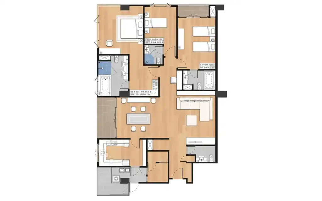 plan 3bedrooms type b