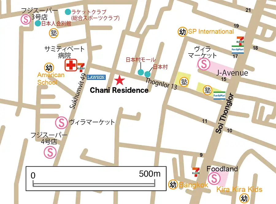 chani residence shuhen map