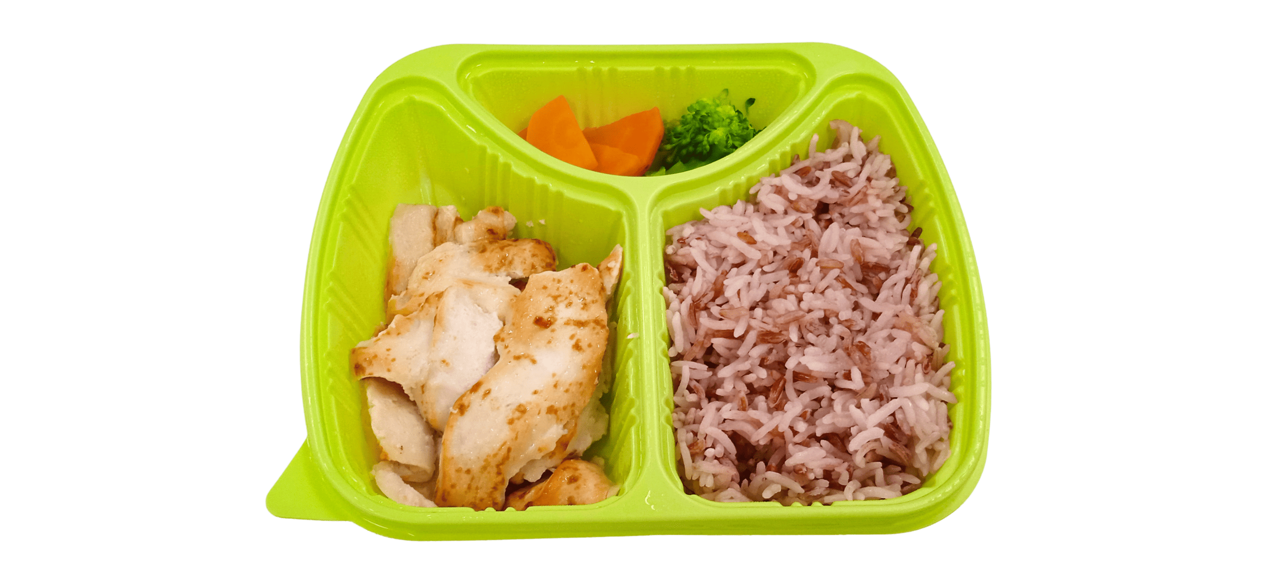 石川商事スタッフが選ぶ!タイのコンビニで買えるマイブーム食品【2026年版】 4 赤米ジャスミンライス グリルチキン ジェオソース添え