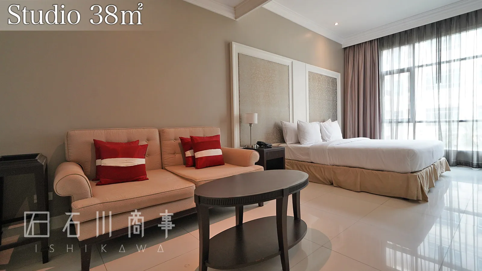 hope land executive residence, studio 38sqm