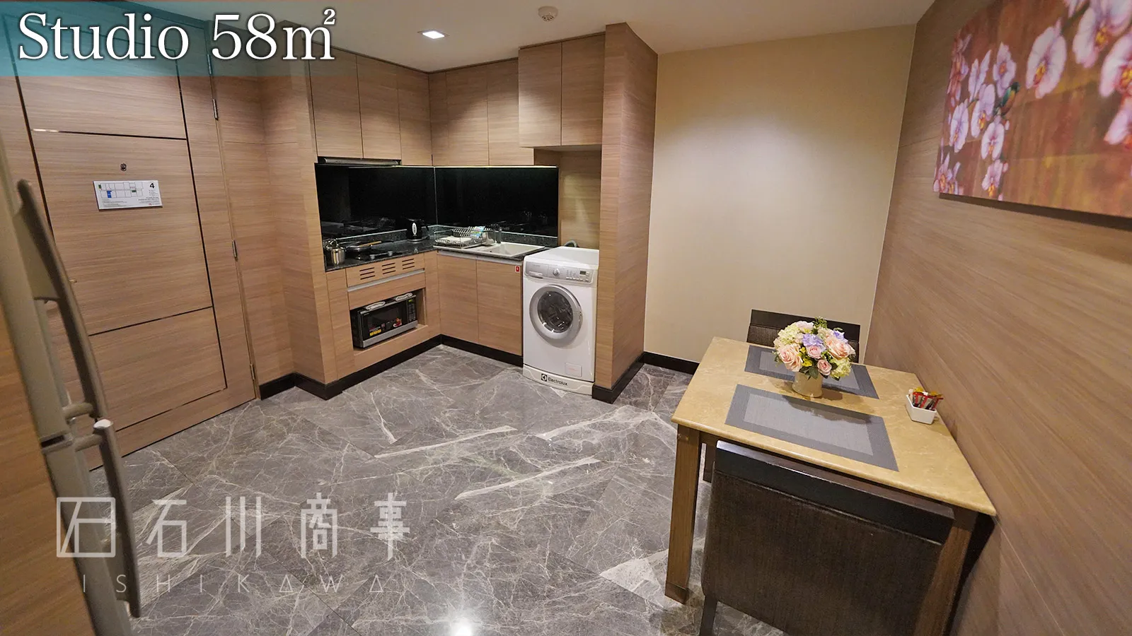 Qiss Residence, Studio 58 sqm